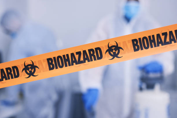 Professional Infectious Disease Decontamination technician working in Topanga, CA